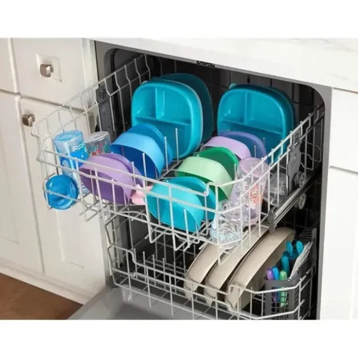 Nuk - placas de sucção e tampa, cores sortidas, pacote com 2, mais de 6 meses, azul e verde