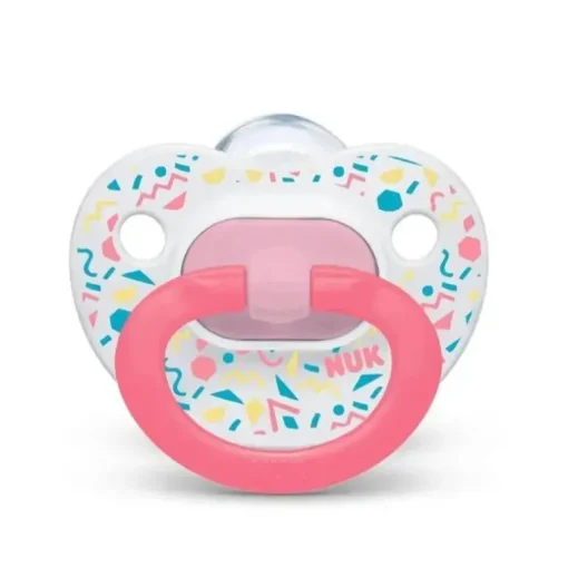 Nuk Chupeta Tamanho Sortido 6-18 Meses Valor 3 Pacote Rosa