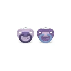 Nuk Chupetas Ortodôntica Fashion Girl 2 Pacote