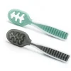 NumNum Dual Stage pré-colher GOOtensils - Glacier Green e Storm Grey
