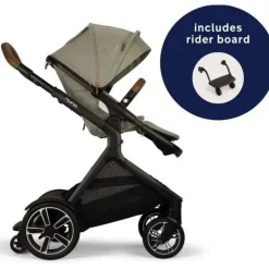 Nuna - carrinho DEMI Next com Rider Board, Hazelwood