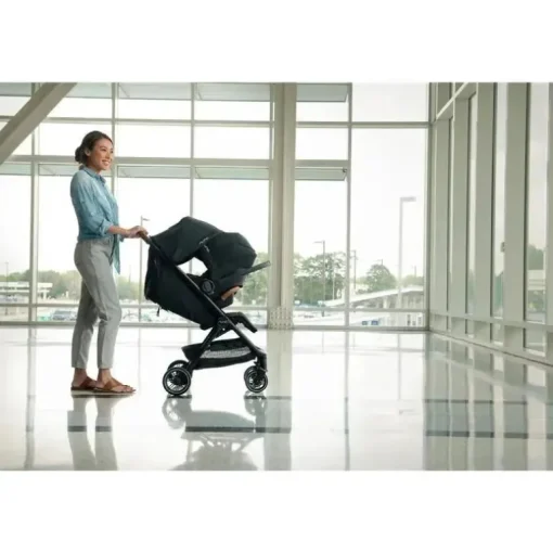 Nuna - Carrinho Trvl Com Bolsa De Viagem Caviar