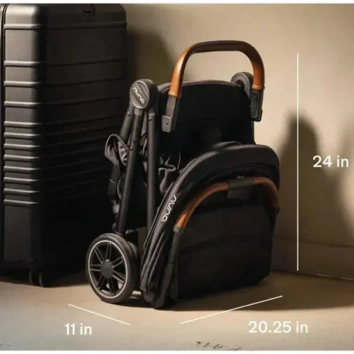 Nuna - Carrinho Trvl Com Bolsa De Viagem Caviar