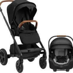 Nuna - Caviar MIXX Next com fivela magnética + conjunto de cadeirinha infantil Pipa RX