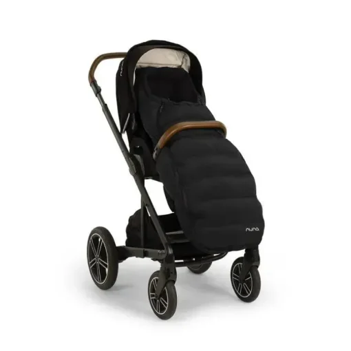 Nuna - Conjunto de carrinho de inverno, protetor de pés e luvas - Caviar