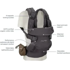 Nuna - Cudl Luxe Carrier Suavizado, Crepúsculo