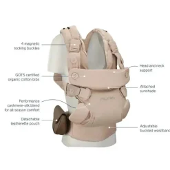 Nuna - Cudl Luxe Carrier Suavizado, Pérola