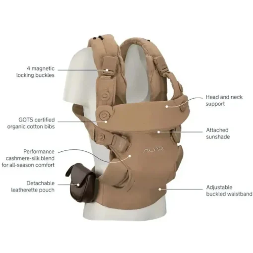 Nuna - Cudl Luxe Carrier Suavizado, Canyon