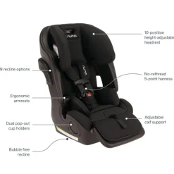 Nuna - Lumn Harness Booster Seat Caviar