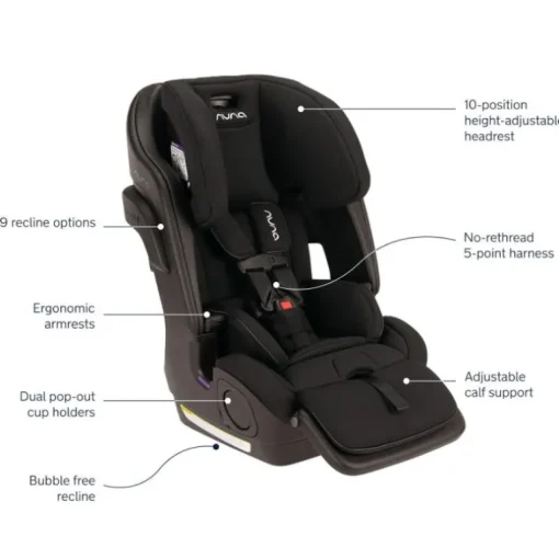 Nuna - Lumn Harness Booster Seat Caviar
