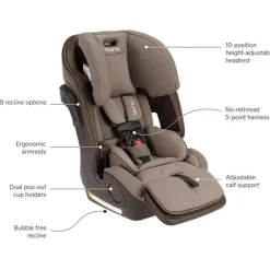 Nuna - Lumn Harness Booster Seat, Cedar