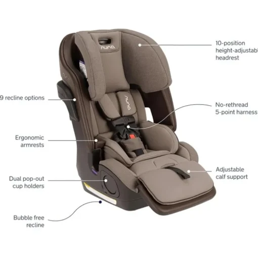 Nuna - Lumn Harness Booster Seat, Cedar