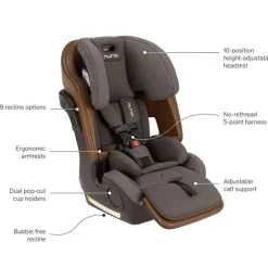 Nuna - Lumn Harness Booster Seat Granite