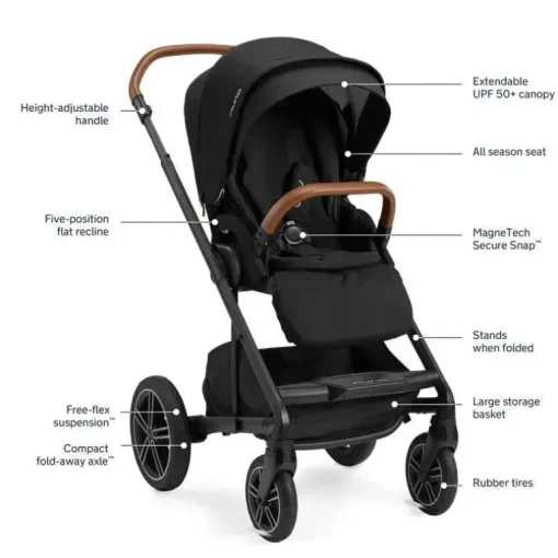 Nuna - Mixx Next + Pipa Urbn Travel System, Caviar