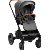 Nuna - Mixx Next Carrinho com Fivela Magnética, Granito