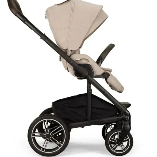 Nuna - Mixx Next Carrinho de Bebê com Fivela Magnética, Biscotti