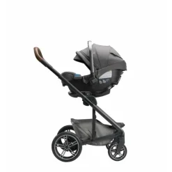 Nuna - MIXX Next com fivela magnética + conjunto de cadeirinha infantil Pipa RX, granito
