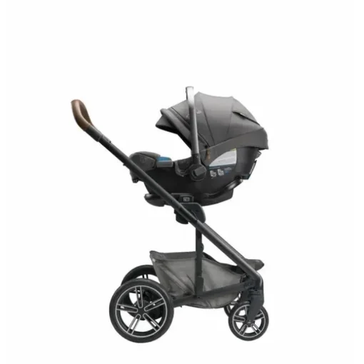 Nuna - MIXX Next com fivela magnética + conjunto de cadeirinha infantil Pipa RX, granito