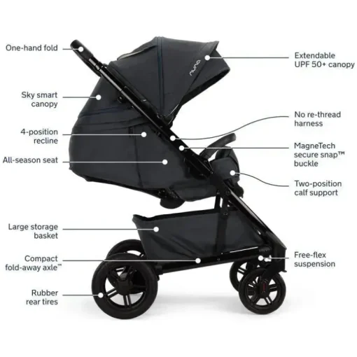 Nuna - Tavo Next Stroller, Ocean