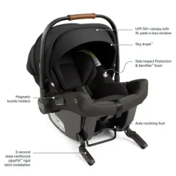 Nuna - TRIV Next + PIPA Urbn Travel System, Caviar