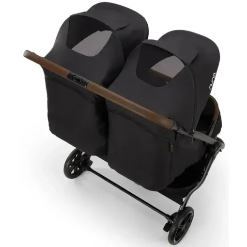 Nuna - Trvl Carrinho Duplo, Caviar