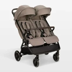 Nuna - Trvl Dubl Stroller | Side-By-Side Duplo, Cedro