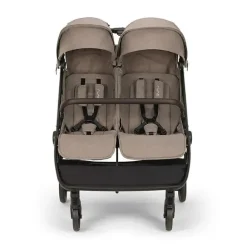 Nuna - Trvl Dubl Stroller | Side-By-Side Duplo, Cedro