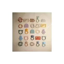 Nuvem Foguete Mushie Silicone Baby Teether