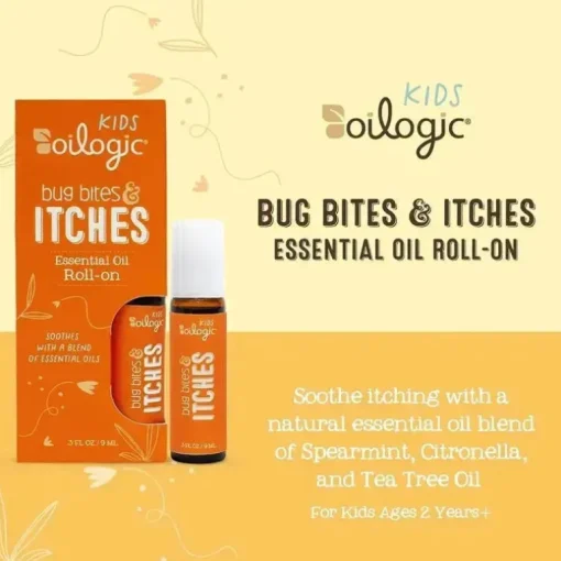 Oilogic - óleo essencial roll-on para picadas de insetos e coceiras para crianças