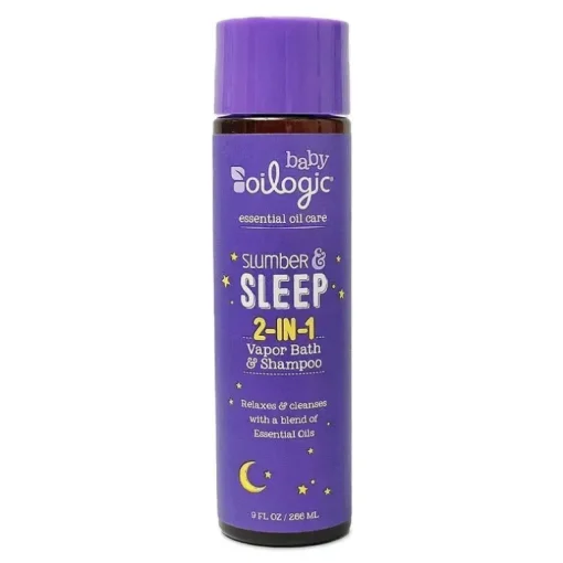 Oilogic Baby - Alívio de banho de vapor com óleo essencial para dormir e dormir para bebês e crianças pequenas