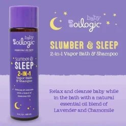 Oilogic Baby - Alívio de banho de vapor com óleo essencial para dormir e dormir para bebês e crianças pequenas