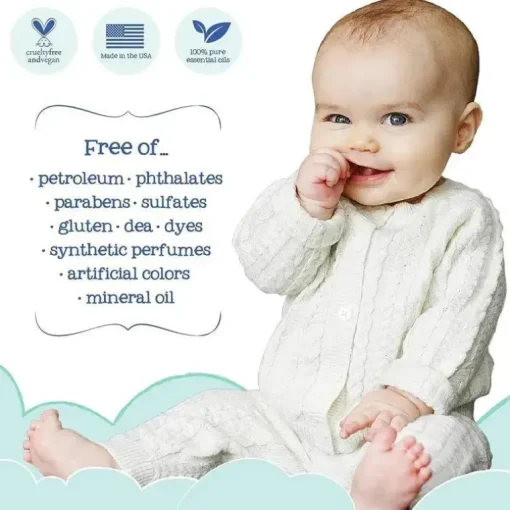 Oilogic Baby - Alívio para banho de vapor para nariz entupido e tosse para bebês e crianças pequenas