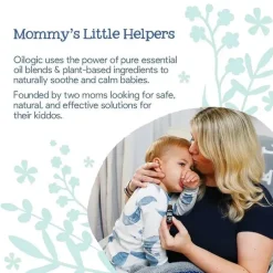 Oilogic Baby - Alívio para banho de vapor para nariz entupido e tosse para bebês e crianças pequenas