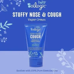 Oilogic Baby - Creme de vapor calmante, nariz entupido e tosse