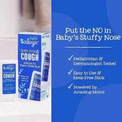 Oilogic Baby - massagem calmante no peito, nariz entupido e tosse