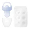 Ola Baby - Alimentador de frutas frescas de silicone e conjunto de picolé para introdução de alimentos sólidos, mirtilo
