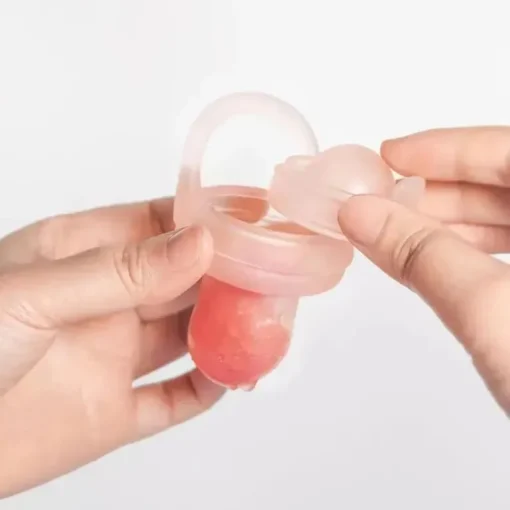 Ola Baby - Alimentador de frutas frescas de silicone e conjunto de picolé para introdução de alimentos sólidos, Kiwi