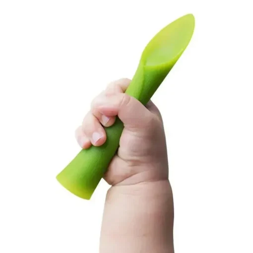 Ola Baby - Colheres de treinamento para bebês, verde (conjunto de 2)