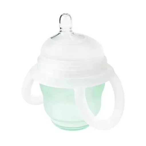 Ola Baby - Garrafa delicada com alça de mordedor de silicone