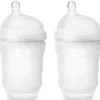 Ola Baby - garrafa neutra suave para bebê de 8 onças, 2 unidades, geada