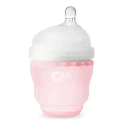 Ola Baby - Garrafa suave para bebê de 4 onças, rosa