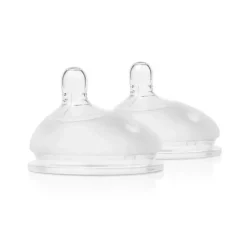Ola Baby - Mamilos de fluxo lento com mamadeira suave, 0/3M