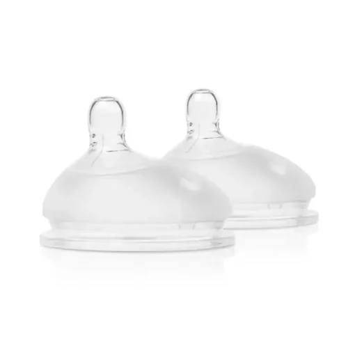 Ola Baby - Mamilos de fluxo lento com mamadeira suave, 0/3M