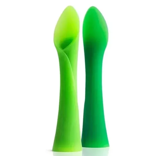 Ola Baby OlaSprout Colher dobrável para treinamento de bebês, pacote com 2