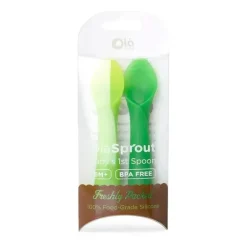 Ola Baby OlaSprout Colher dobrável para treinamento de bebês, pacote com 2
