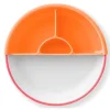Omie - Toddler Plate With Divider, Pink | 1 plate