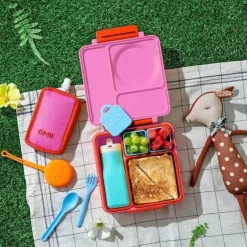 OmieBox - Bolsa Cooler, Manga Isolada Congelável, Rosa