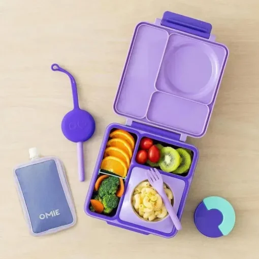 OmieBox - Bolsa Cooler, Manga Isolada Congelável, Roxa