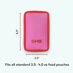 OmieBox - Bolsa Cooler, Manga Isolada Congelável, Rosa