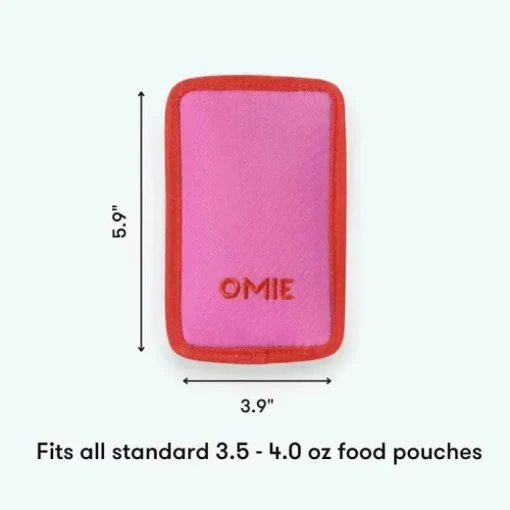 OmieBox - Bolsa Cooler, Manga Isolada Congelável, Rosa